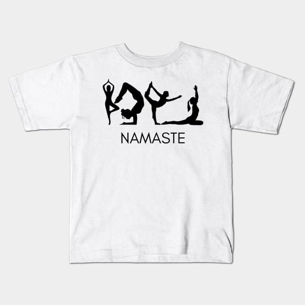 Namaste Kids T-Shirt by TheDesigNook